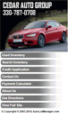 Mobile Screenshot of cedarautogroup.com